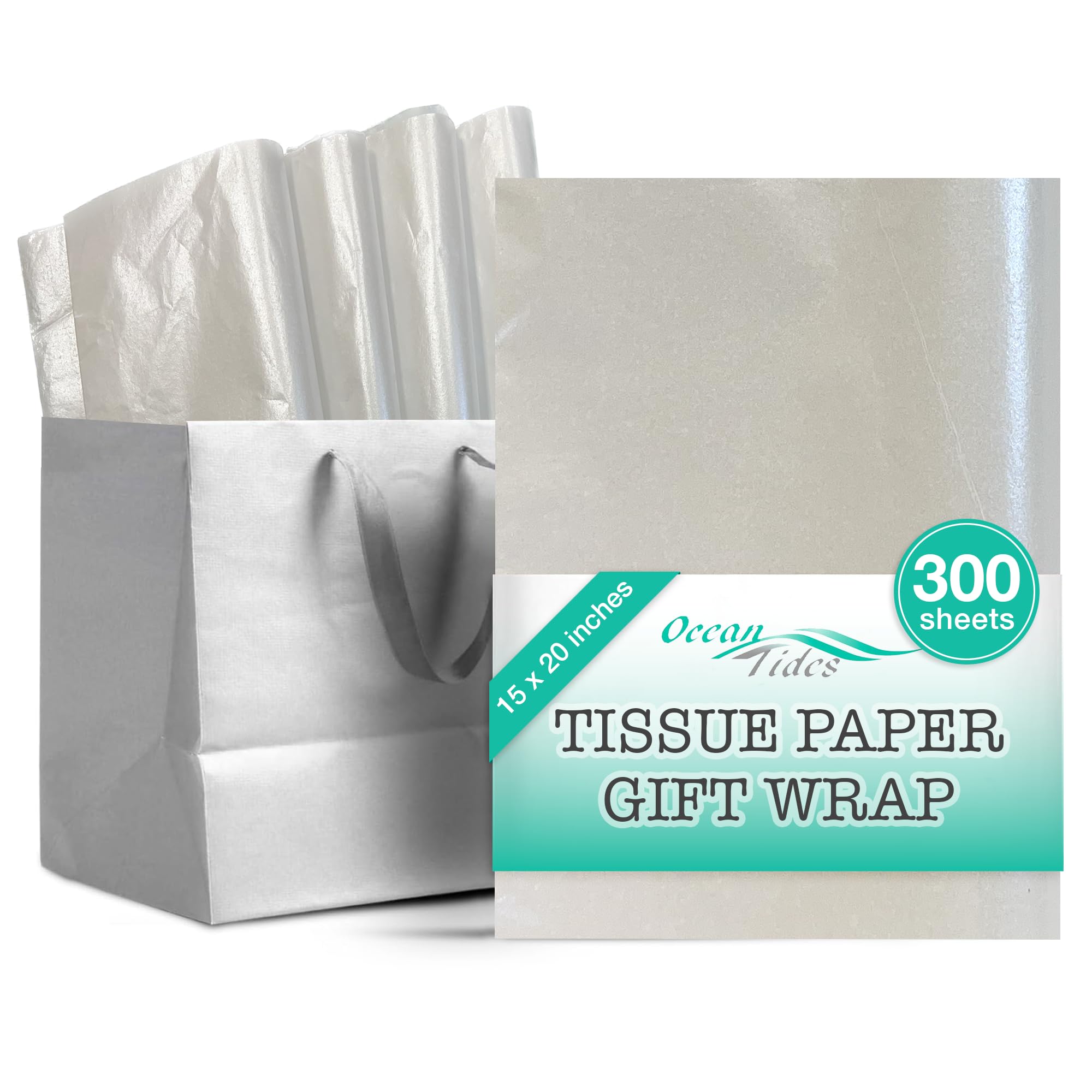 300-Sheet Pearl Gift Tissue Paper Bulk