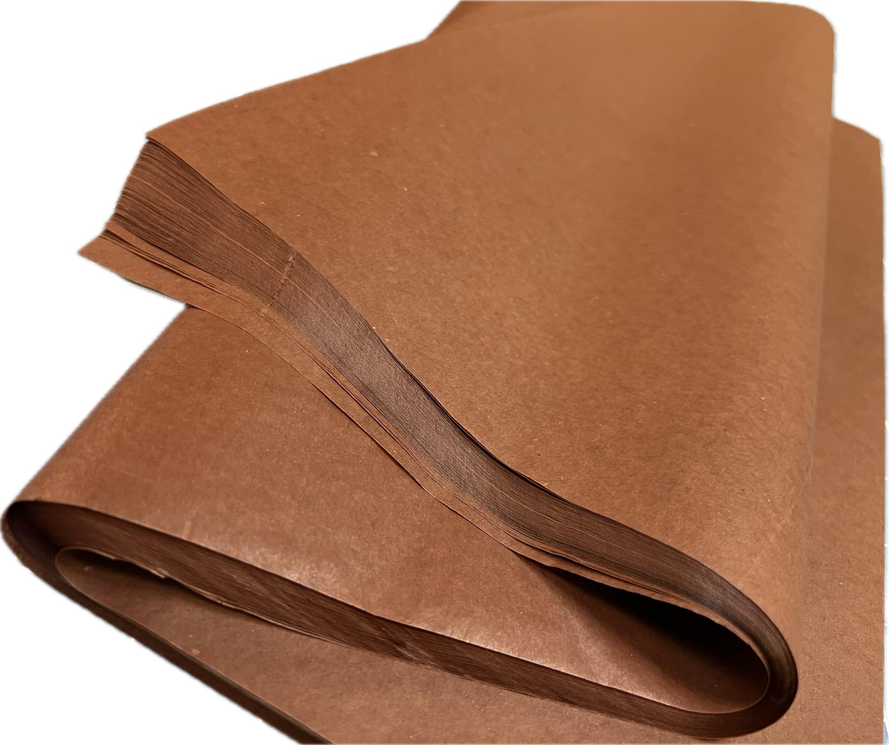 Ocean Tides Gift Wrapping Tissue Paper - Gift Tissue Paper for Birthdays, DIY Crafts, & Christmas - 300 Sheets Bulk Tissue Paper for Gift Bags - Lightweight & Easy to Shape - Brown (15 x 20 inches)