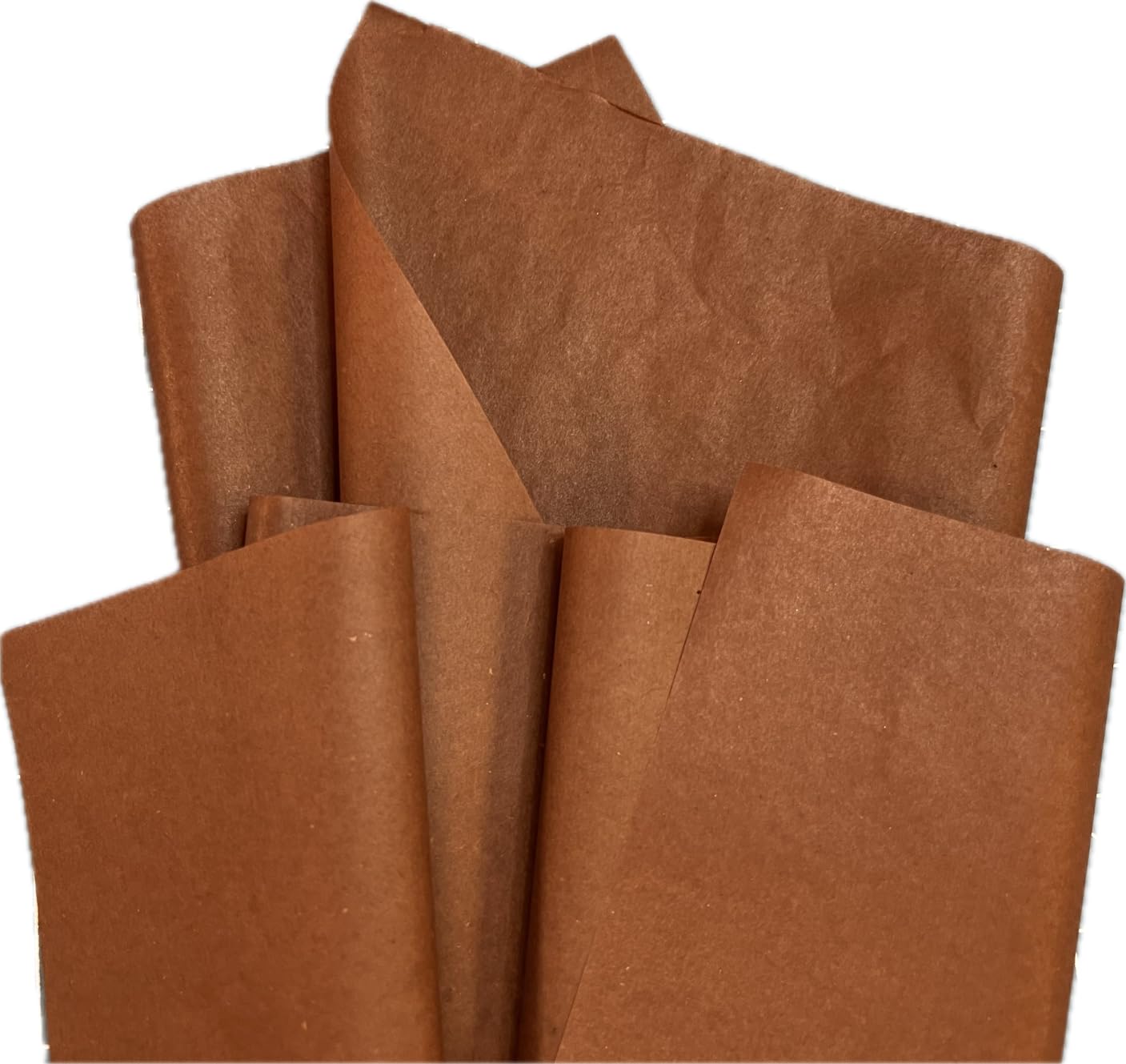 Ocean Tides Gift Wrapping Tissue Paper - Gift Tissue Paper for Birthdays, DIY Crafts, & Christmas - 300 Sheets Bulk Tissue Paper for Gift Bags - Lightweight & Easy to Shape - Brown (15 x 20 inches)