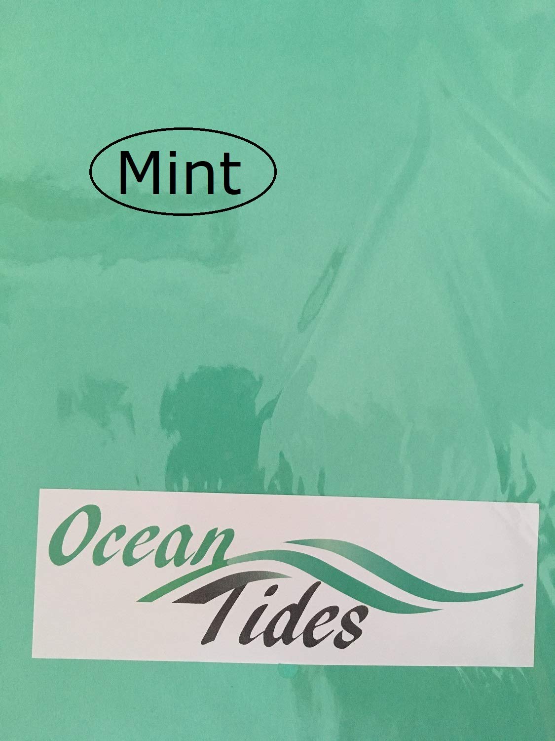 Ocean Tides Gift Wrapping Tissue Paper - Gift Tissue Paper for Birthdays, DIY Crafts, & Christmas - 300 Sheets Bulk Tissue Paper for Gift Bags - Lightweight & Easy to Shape - Mint (15 x 20 inches)