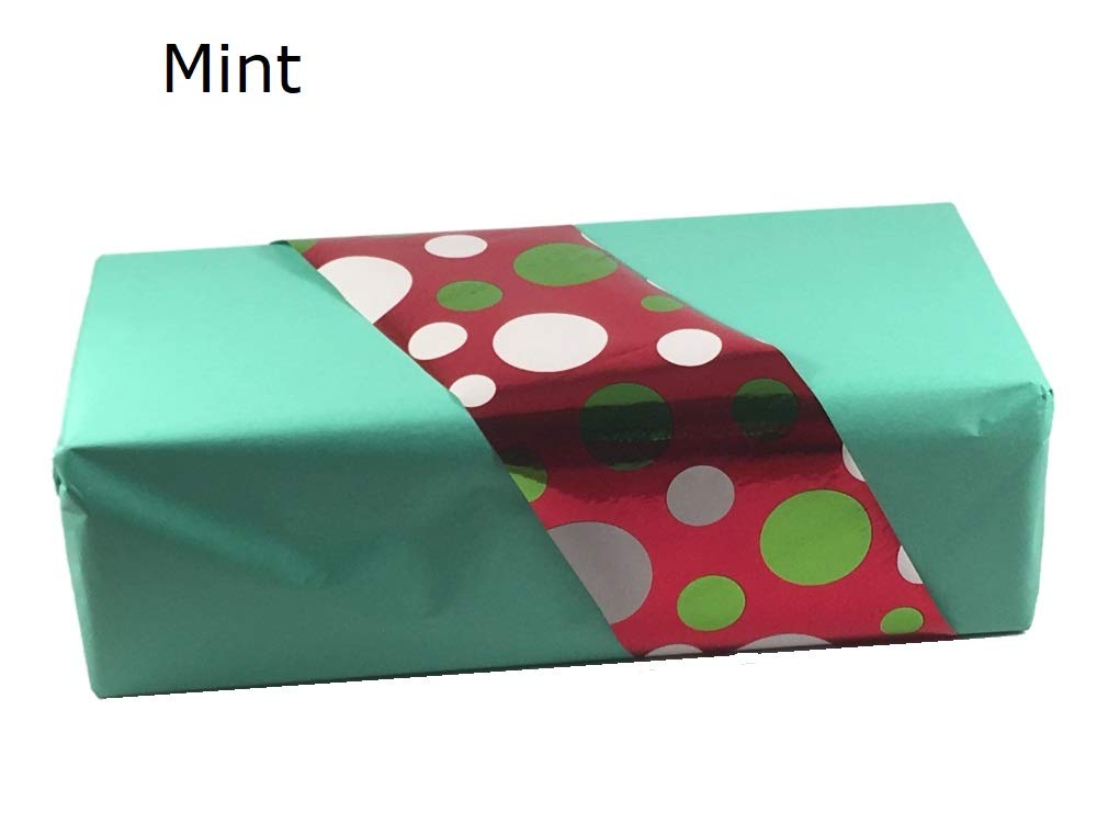 Ocean Tides Gift Wrapping Tissue Paper - Gift Tissue Paper for Birthdays, DIY Crafts, & Christmas - 300 Sheets Bulk Tissue Paper for Gift Bags - Lightweight & Easy to Shape - Mint (15 x 20 inches)