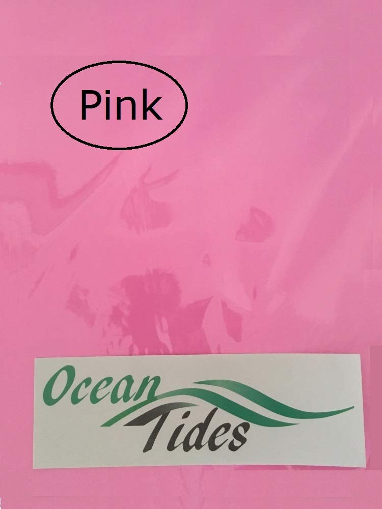 Ocean Tides Gift Wrapping Tissue Paper - Gift Tissue Paper for Birthdays, DIY Crafts, & Christmas - 500 Sheets Bulk Tissue Paper for Gift Bags - Lightweight & Easy to Shape - Pink (15 x 20 inches)