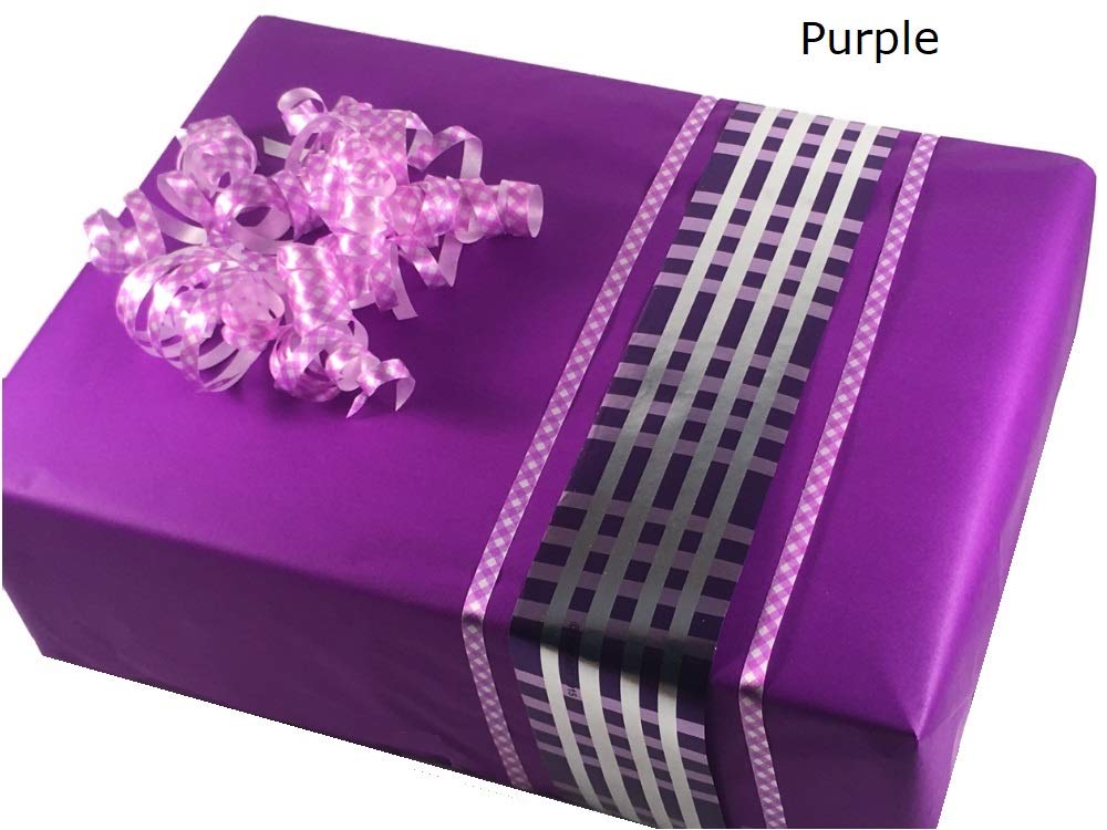Ocean Tides Gift Wrapping Tissue Paper - Gift Tissue Paper for Birthdays, DIY Crafts, & Christmas - 300 Sheets Bulk Tissue Paper for Gift Bags - Lightweight & Easy to Shape - Purple (15 x 20 inches)