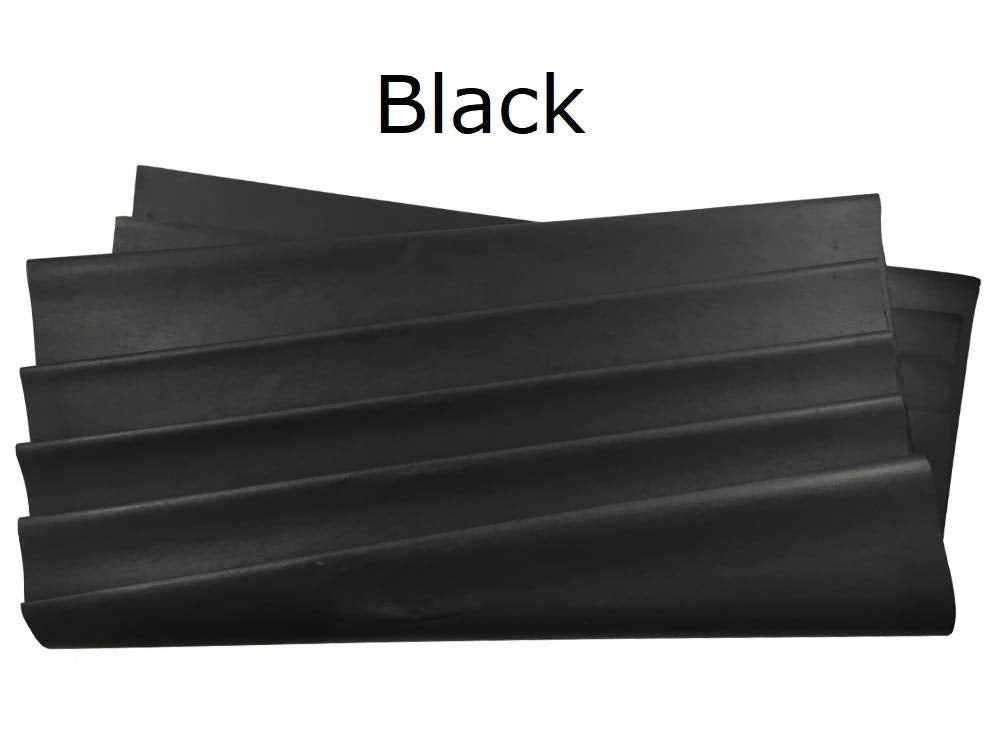 Ocean Tides Gift Wrapping Tissue Paper - Gift Tissue Paper for Birthdays, DIY Crafts, & Christmas - 500 Sheets Bulk Tissue Paper for Gift Bags - Lightweight & Easy to Shape - Black (15 x 20 inches)
