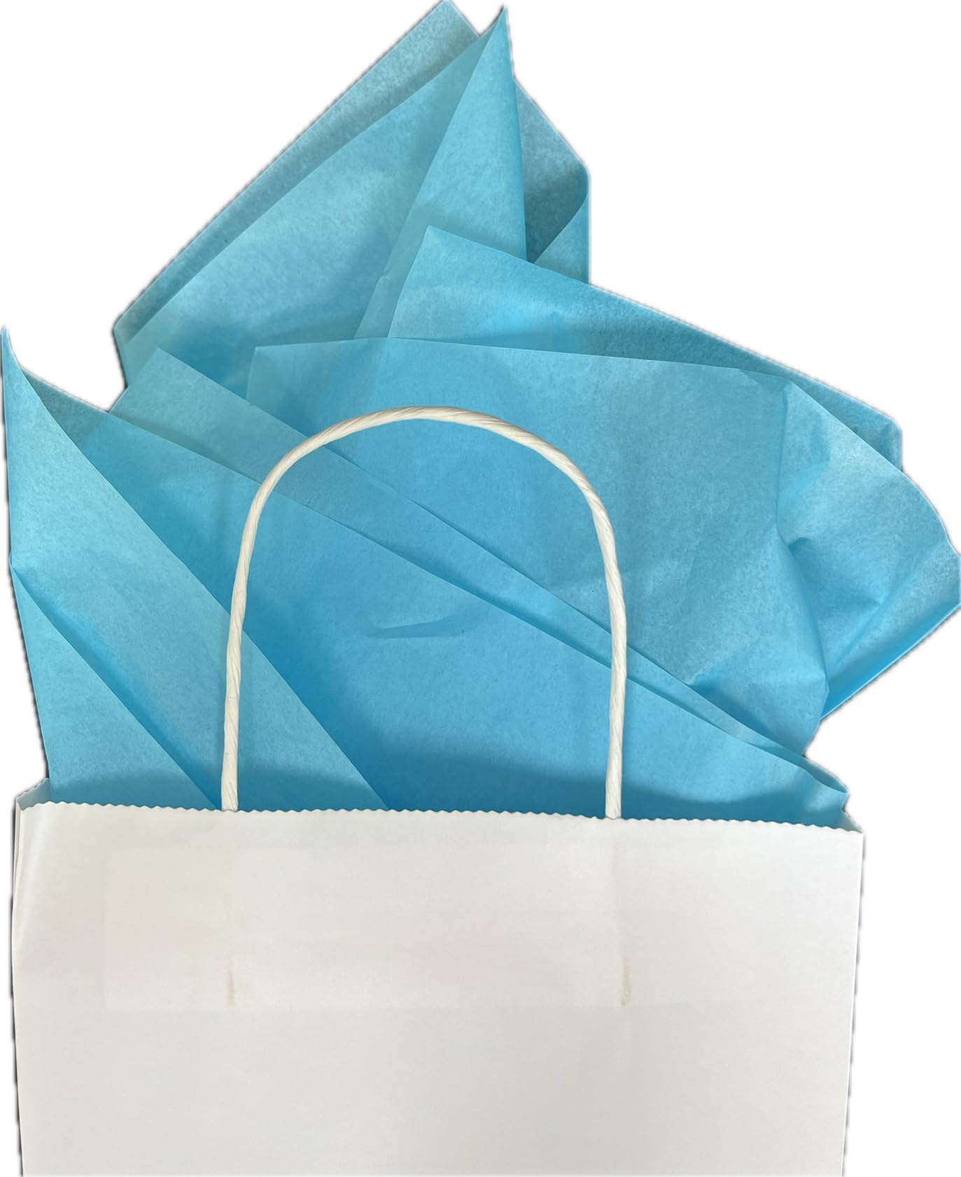 Ocean Tides Gift Wrapping Tissue Paper - Gift Wrap for Birthdays, DIY Crafts, & Christmas - 500 Sheets Bulk Tissue Paper for Gift Bags - Lightweight & Easy to Shape - Light Blue (15 x 20 inches)