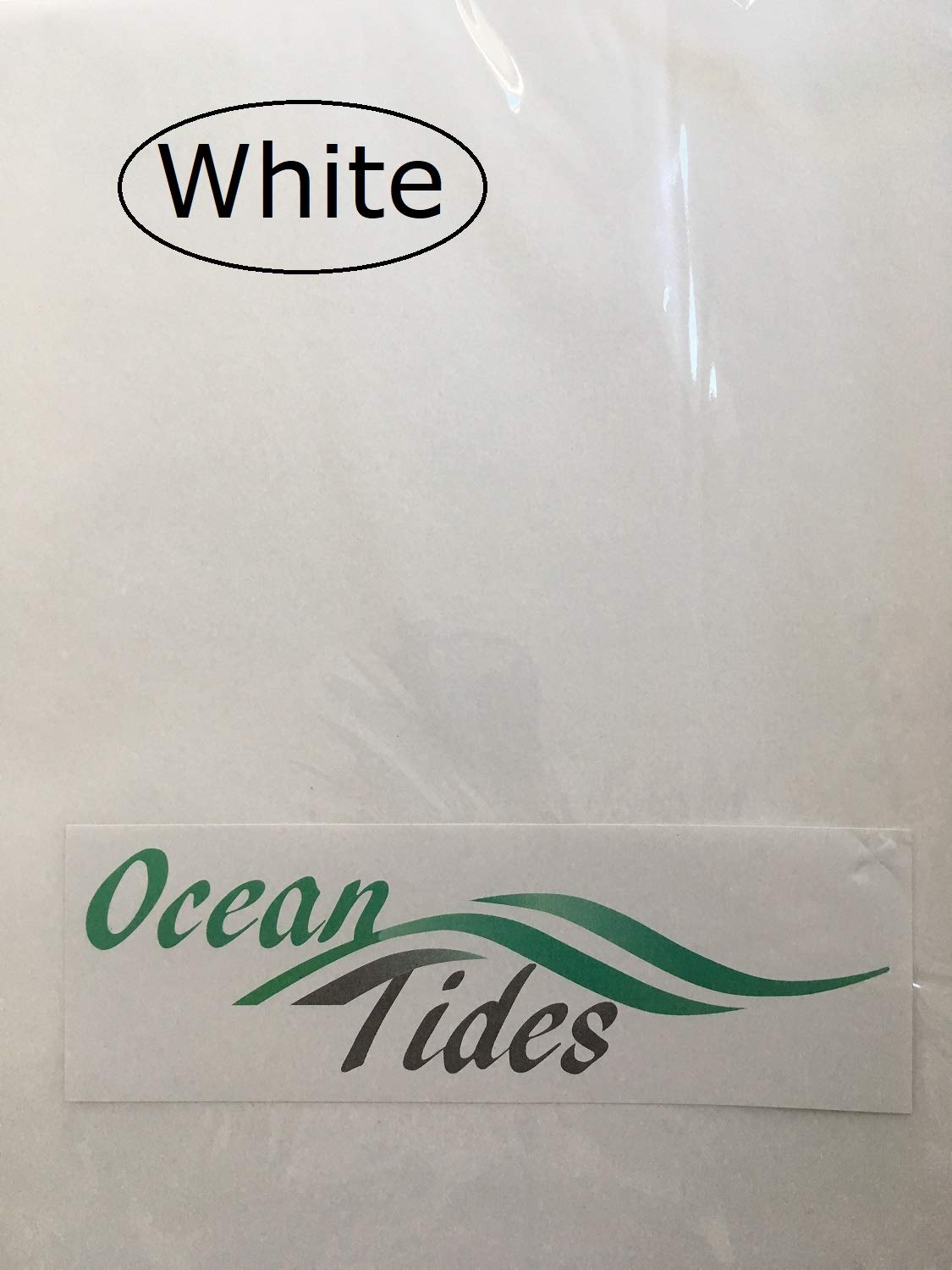 Ocean Tides Gift Wrapping Tissue Paper - Gift Tissue Paper for Birthdays, DIY Crafts, & Christmas - 500 Sheets Bulk for Gift Bags - White (15 x 20 inches)