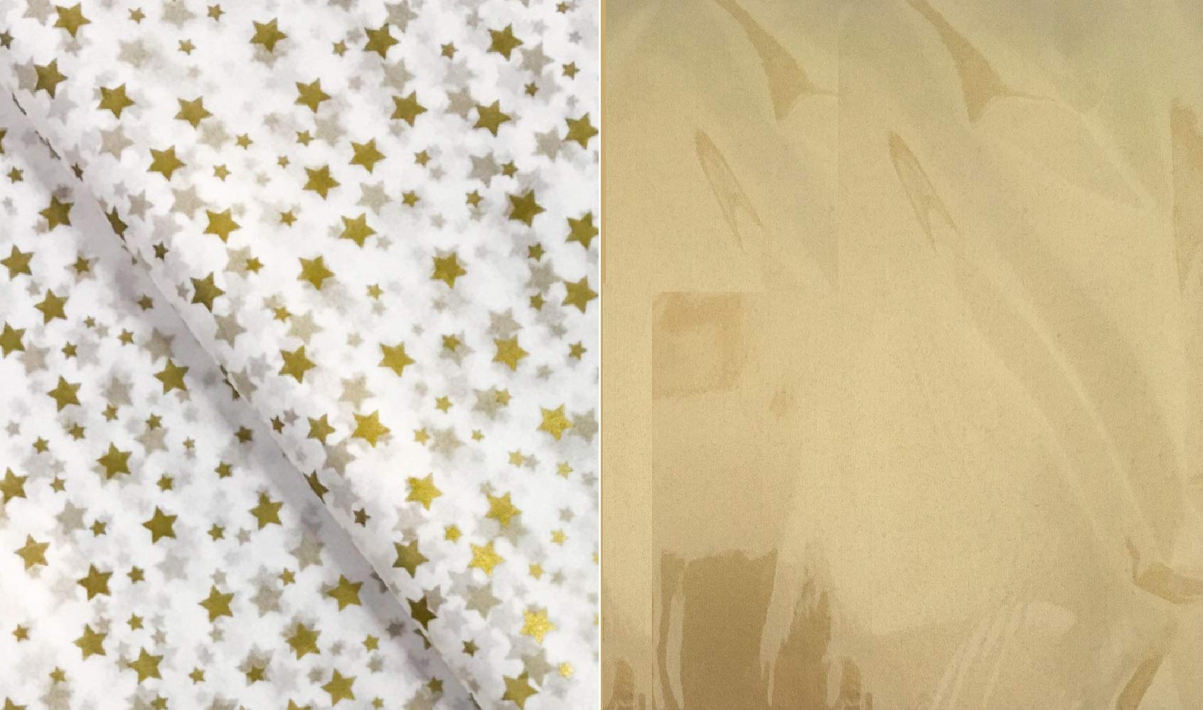 Gold Tissue Paper with Stars – 50 Sheet Pack